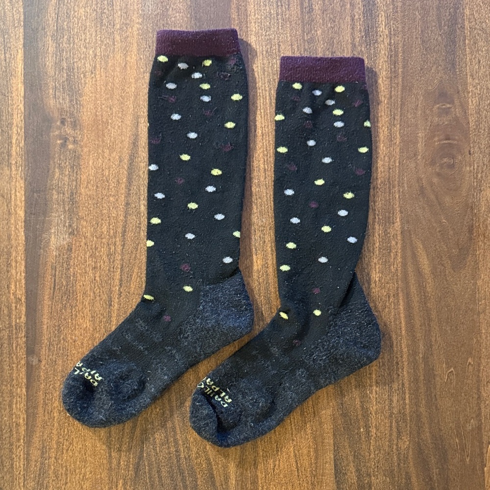 Dahlgren Alpaca Polka Dot Ski Socks